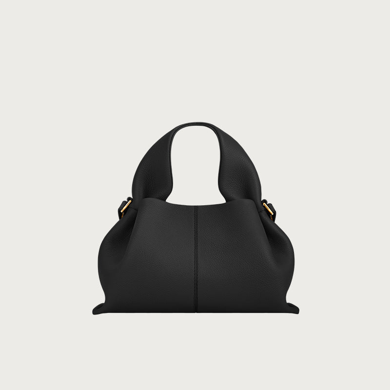 Polene Style Leather Crossbody Bag