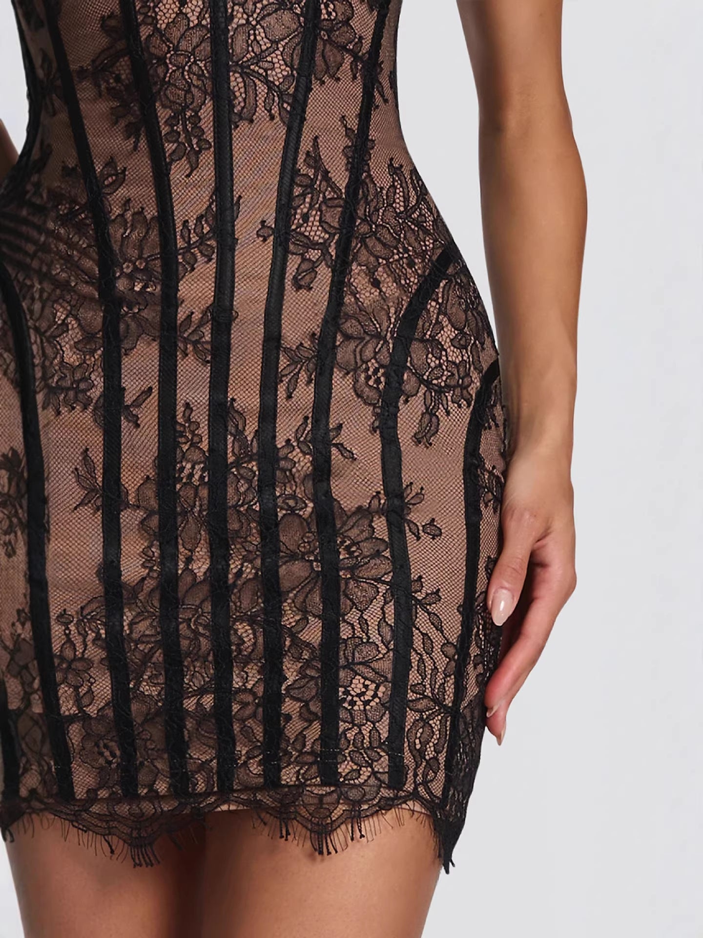 Bodycon A-Line Sleeveless Dress