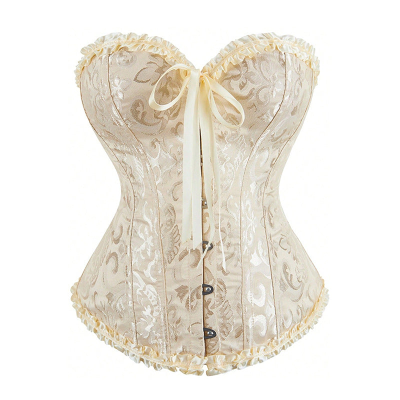 Adjustable Lace-Up Corset Top