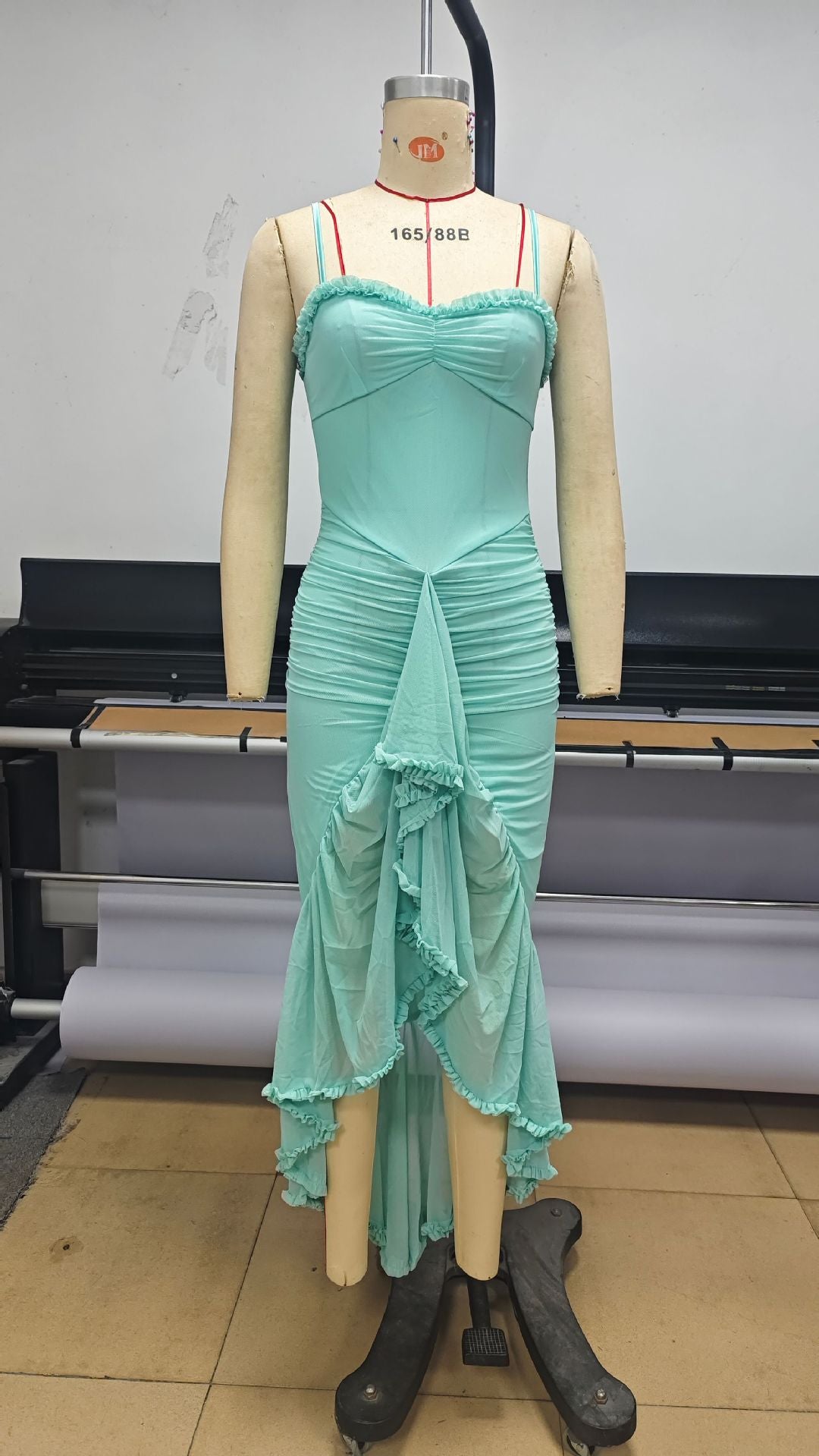 Sleeveless Long Dress with Sling