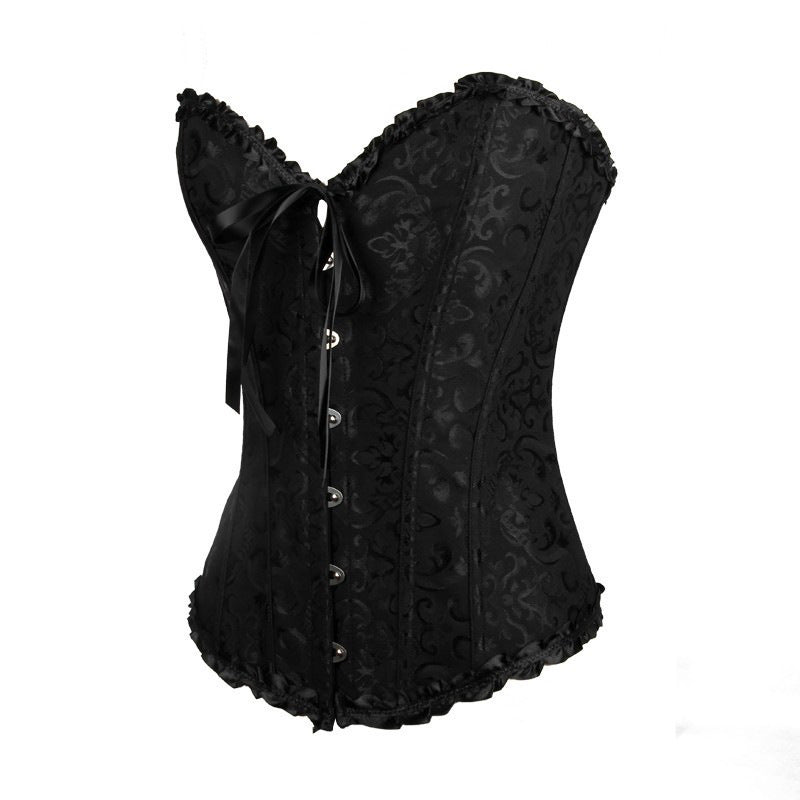Adjustable Lace-Up Corset Top
