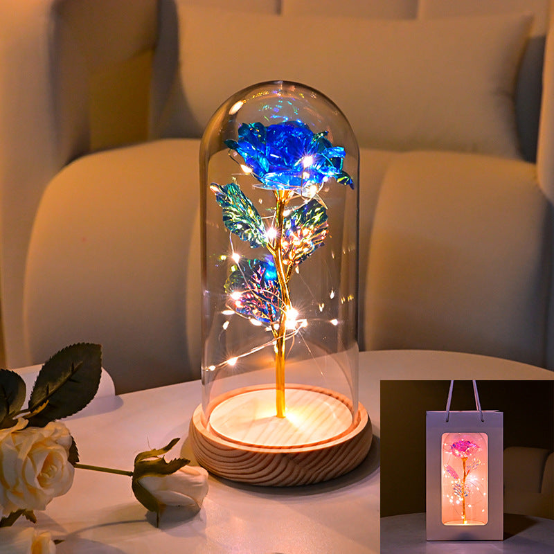 Eternal Flower Rose Gold Night Light