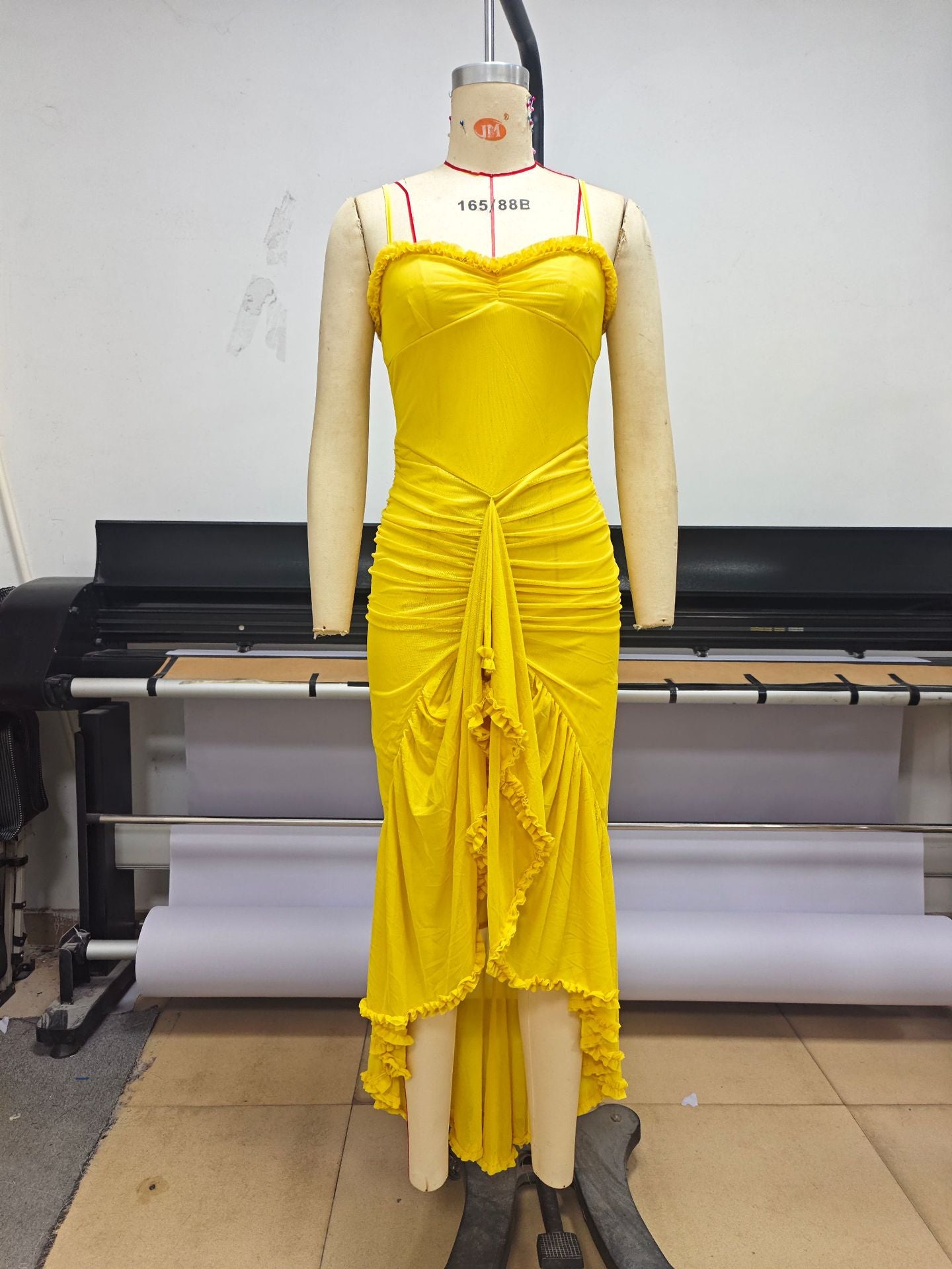 Sleeveless Long Dress with Sling
