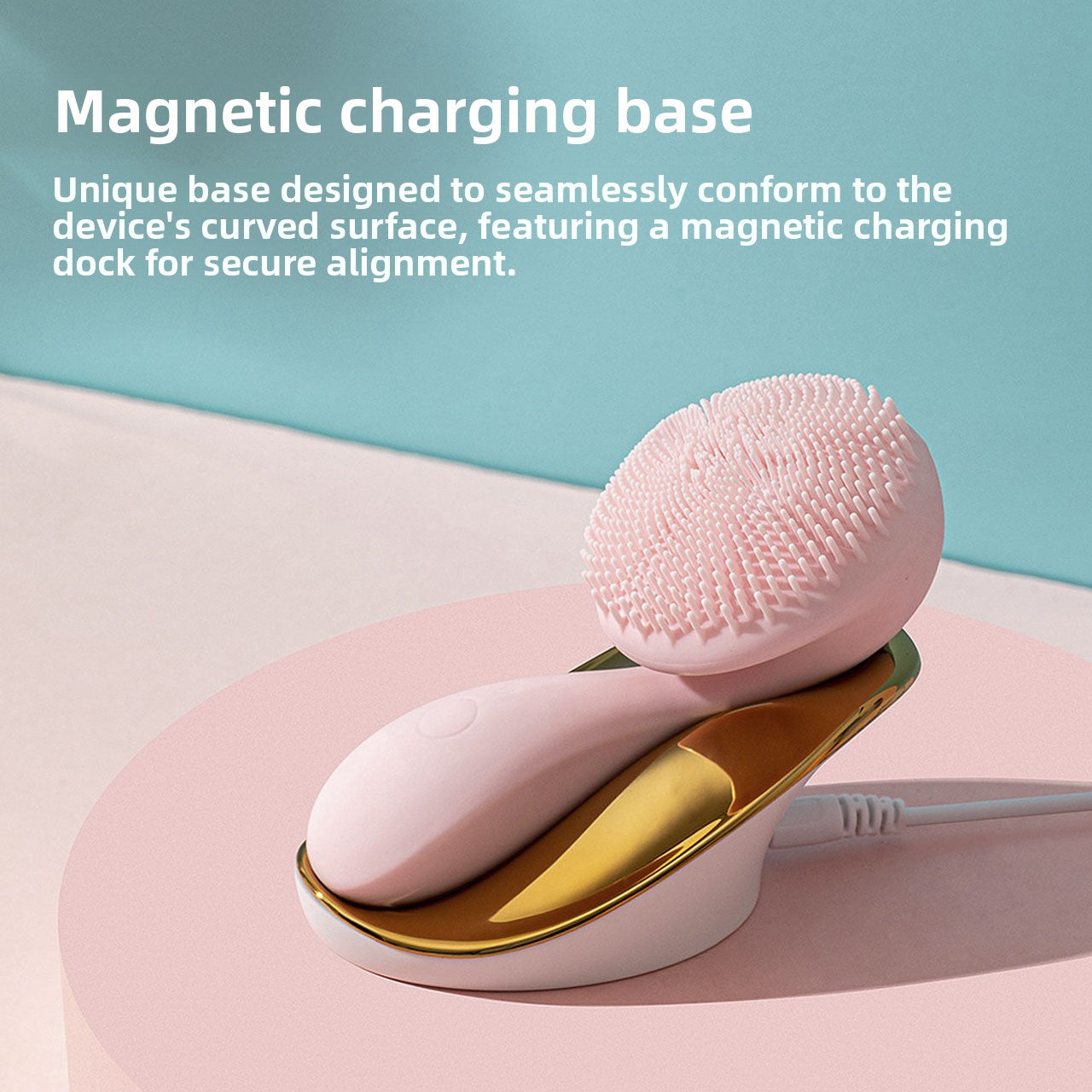 Magnetic Silicone Electric Facial Cleansing Instrument
