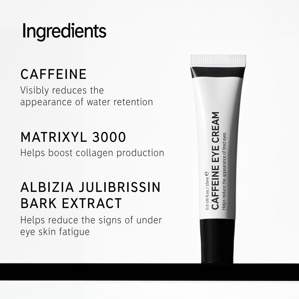 Caffeine Eye Cream for Wrinkles and Dark Circles