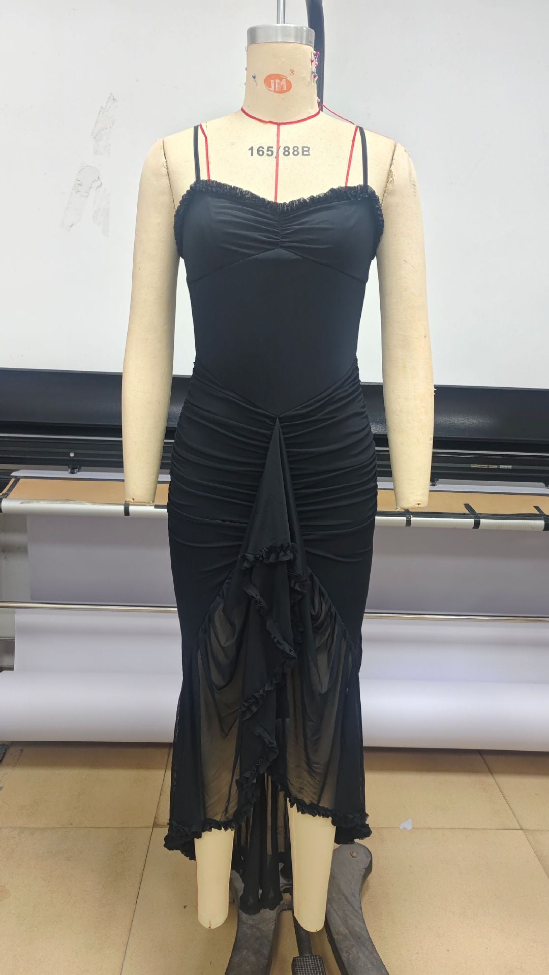 Sleeveless Long Dress with Sling