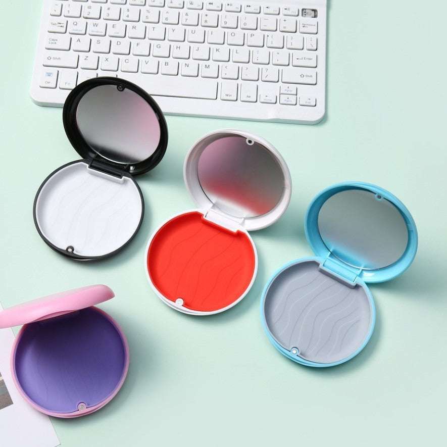 Dental Floss Storage Case with Mirror