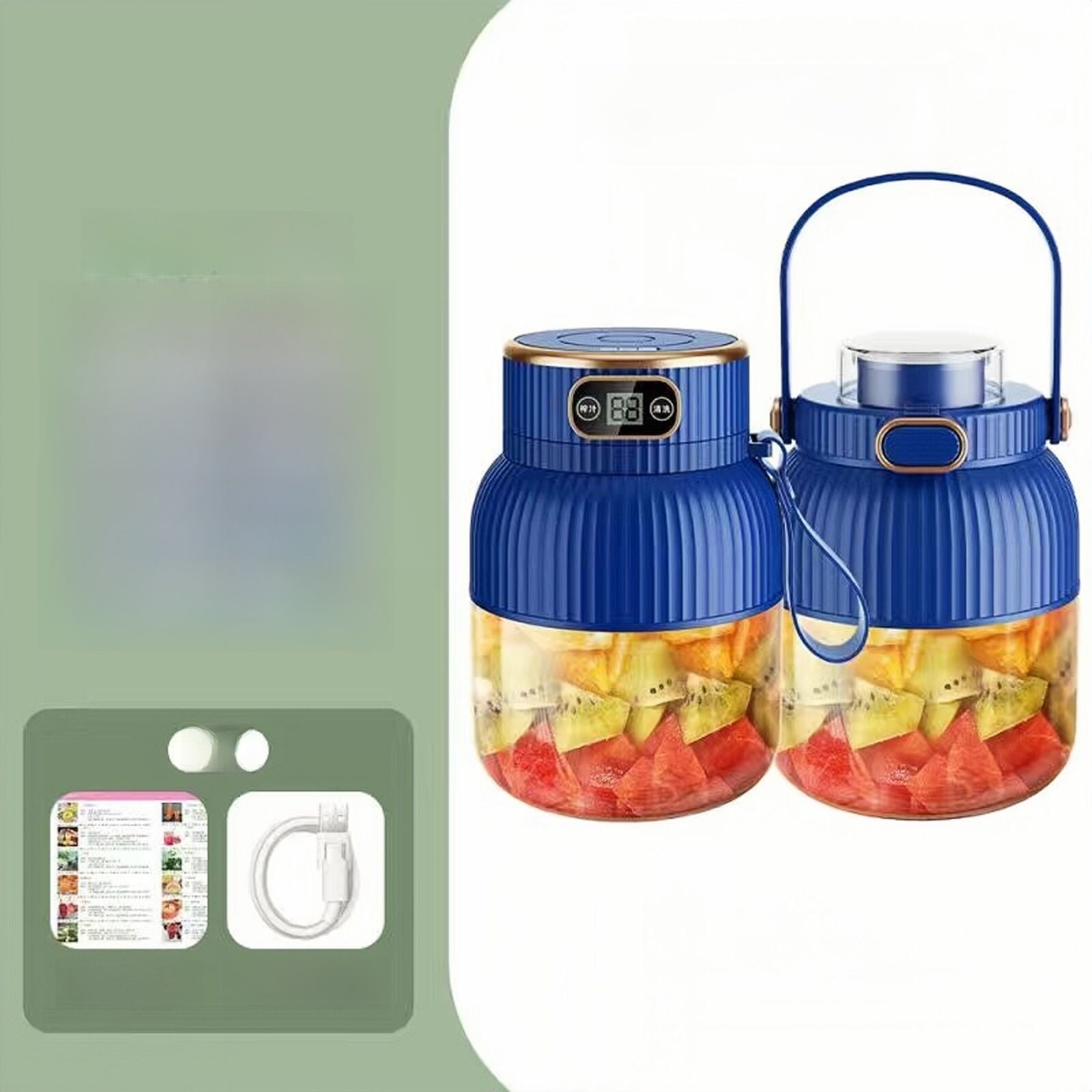 Portable household multi-functional small electric fruit juicer