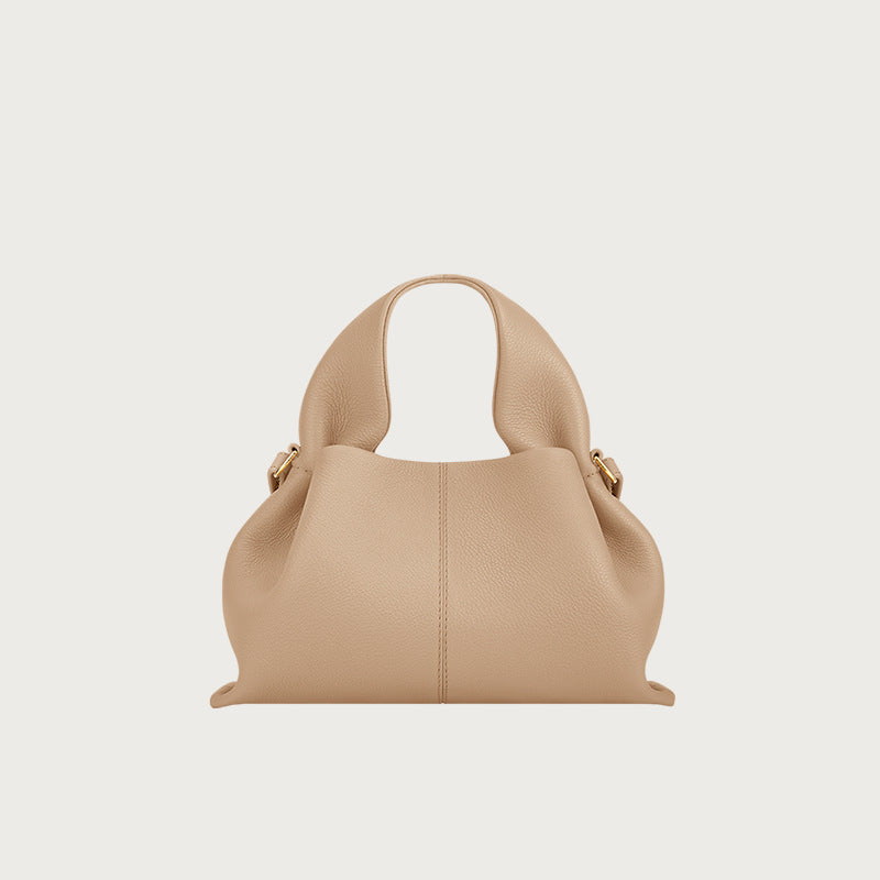 Polene Style Leather Crossbody Bag
