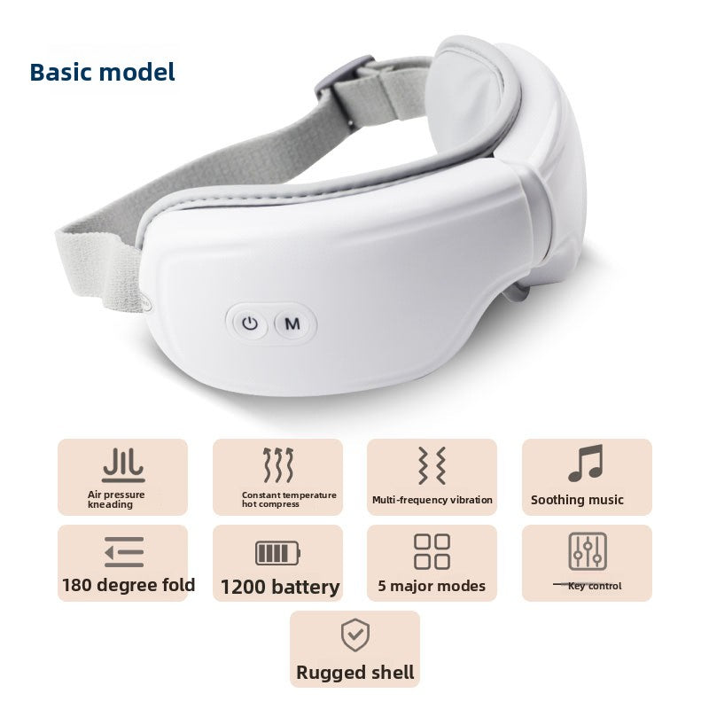 Bluetooth Eye Massager with Heat Therapy