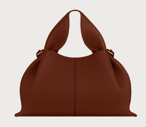 Polene Style Leather Crossbody Bag