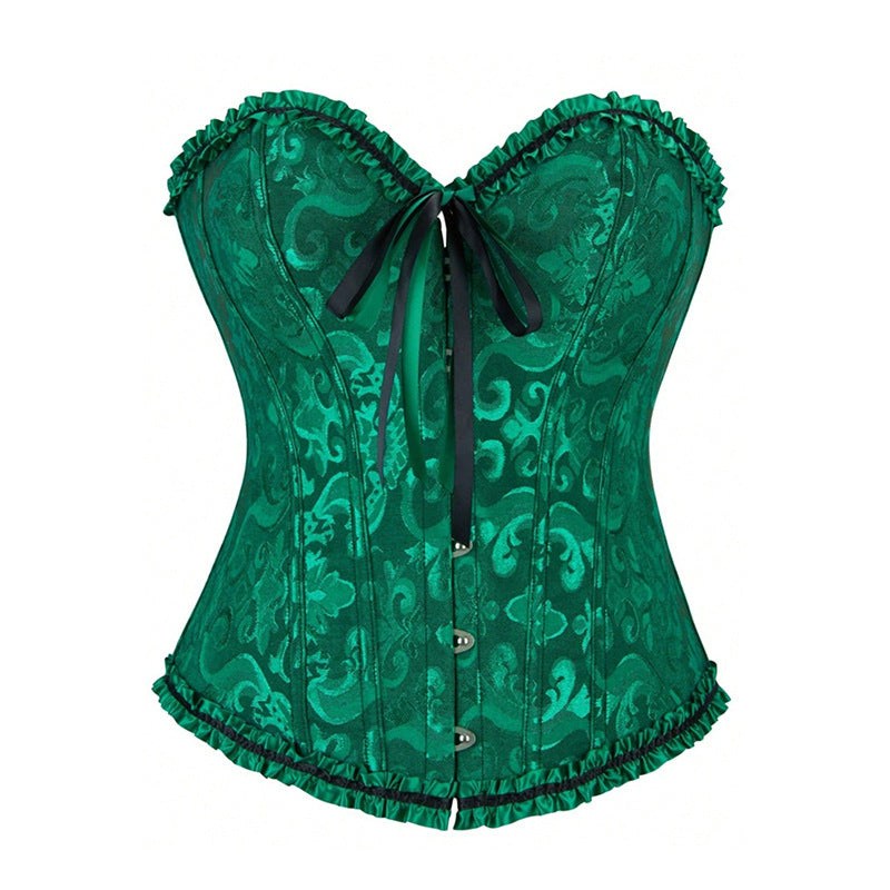 Adjustable Lace-Up Corset Top