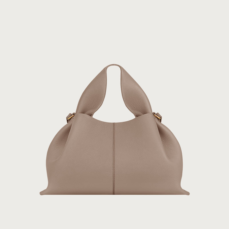 Polene Style Leather Crossbody Bag