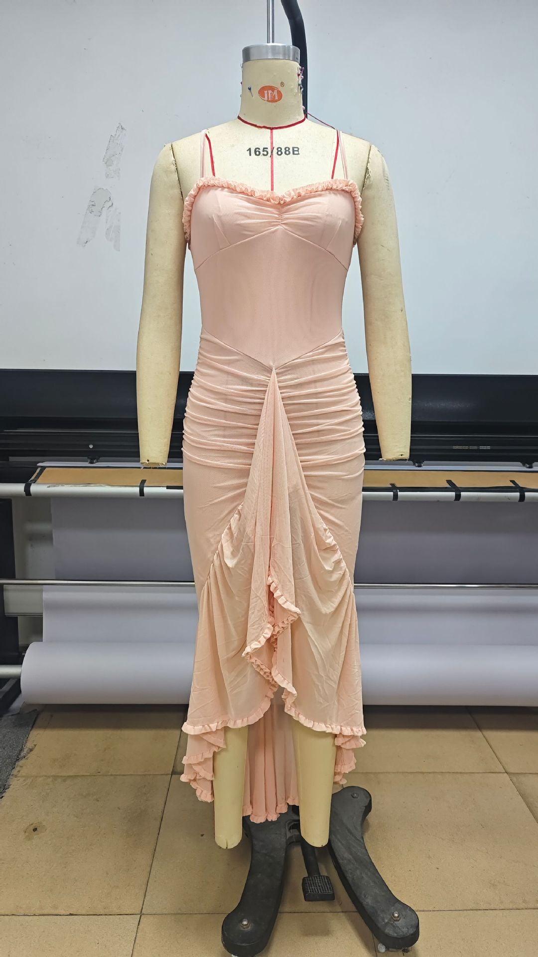Sleeveless Long Dress with Sling