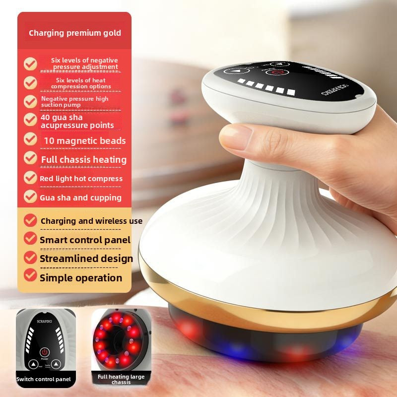 Electric Scraping Massager Cupping Therapy Device
