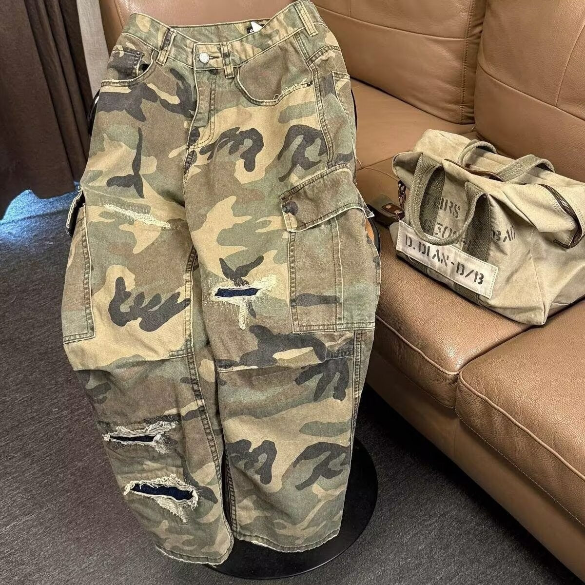 Camouflage Casual Cargo Pants