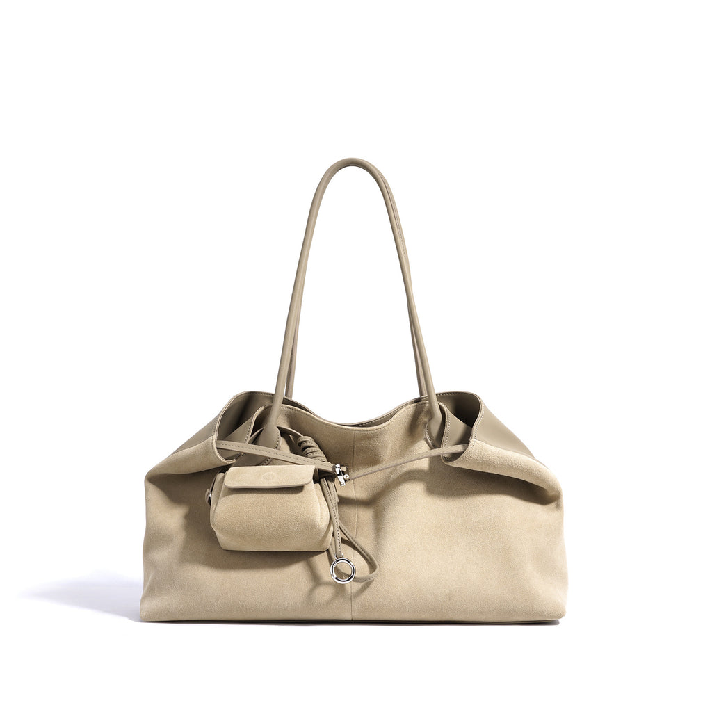 Genuine Leather Large Capacity Tote Bag for Women