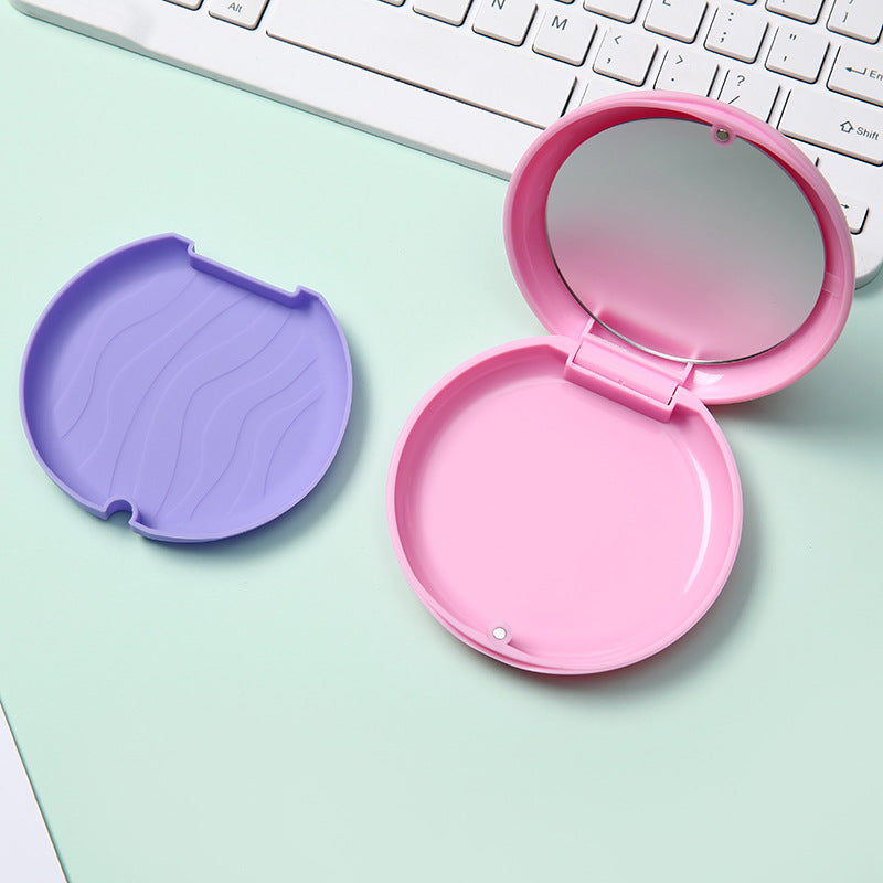 Dental Floss Storage Case with Mirror
