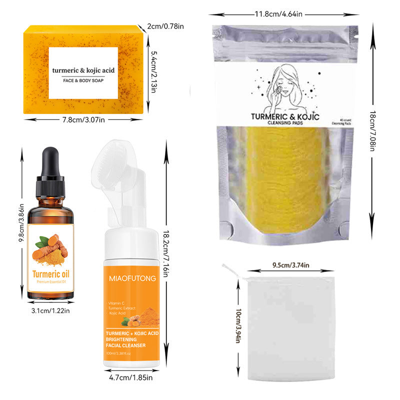 Turmeric Exfoliating Soap with Cleansing Mousse