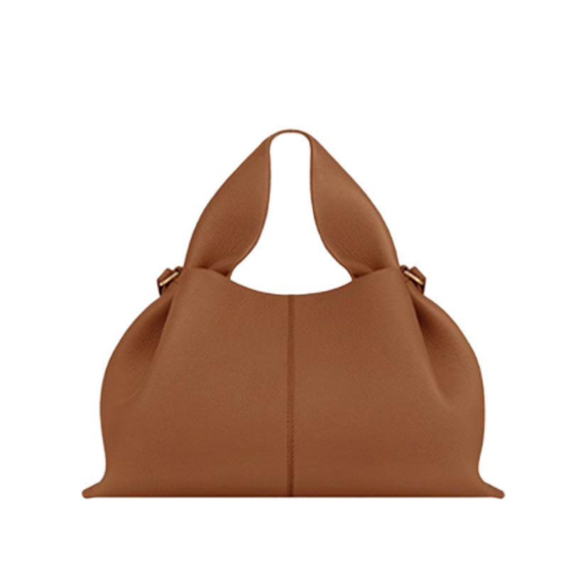 Polene Style Leather Crossbody Bag