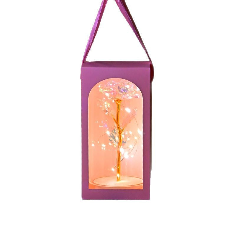 Eternal Flower Rose Gold Night Light