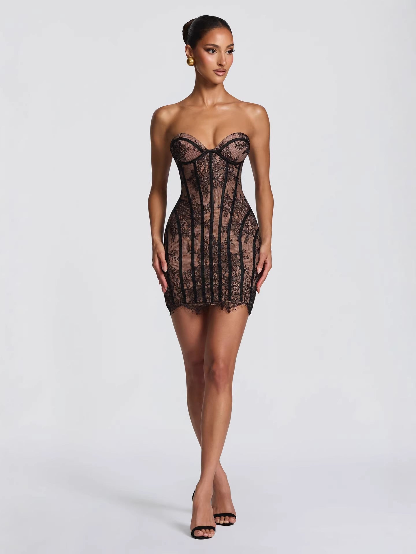 Bodycon A-Line Sleeveless Dress