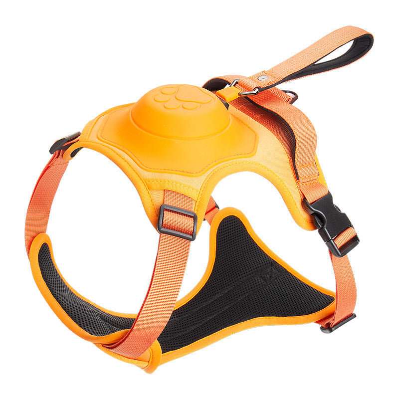 Retractable Dog Leash Vest Harness