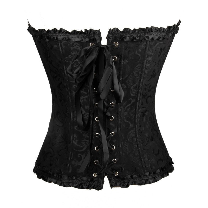Adjustable Lace-Up Corset Top