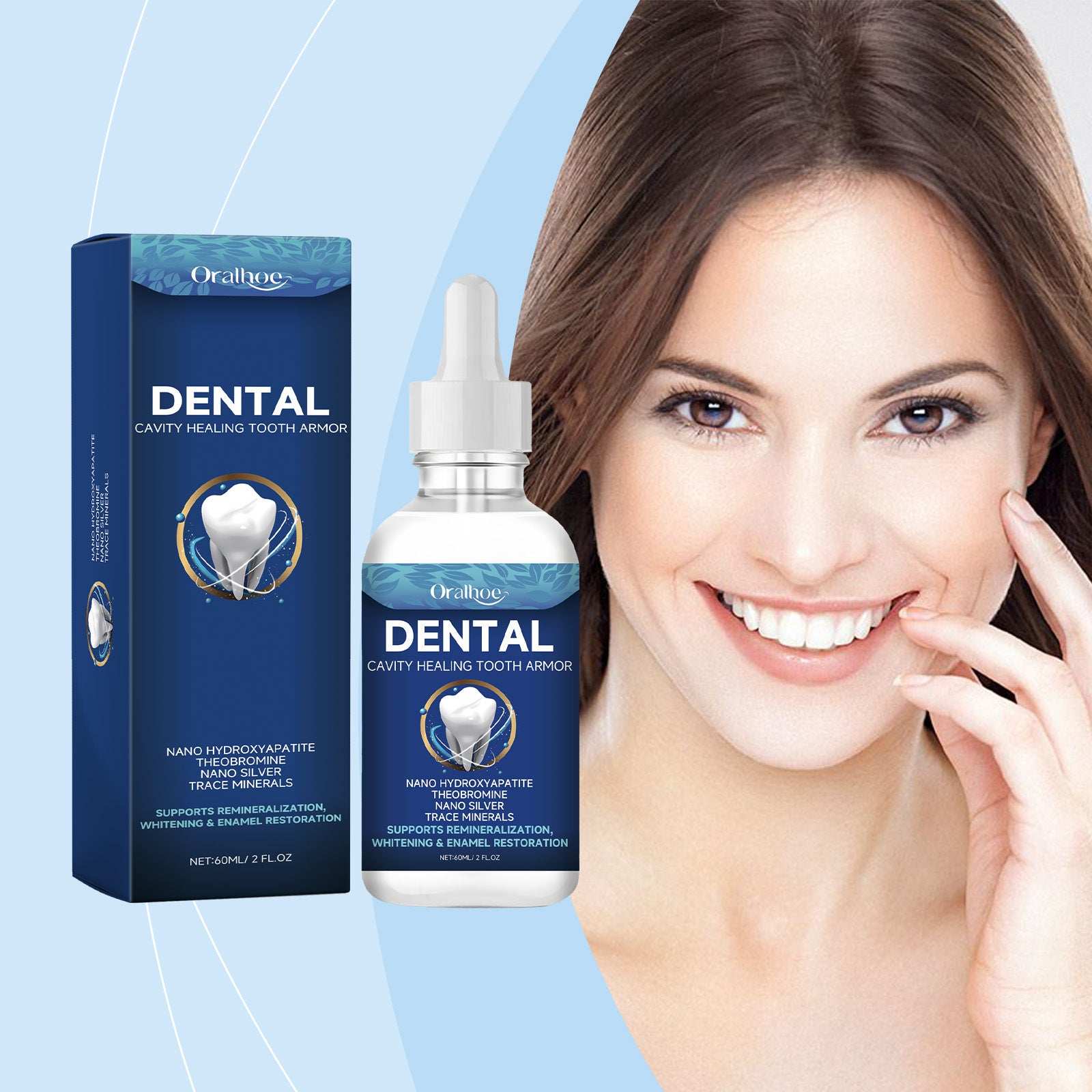 Tooth care liquid protects gums