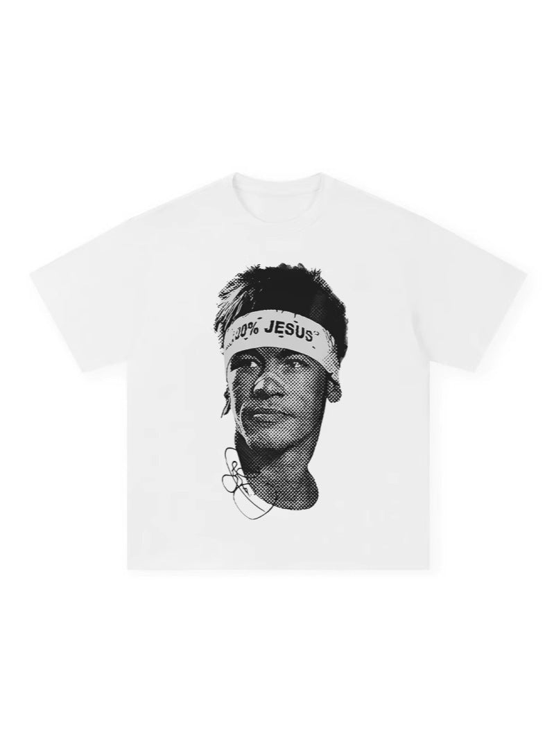 Cristiano Ronaldo Neymar Print Mens T-Shirt