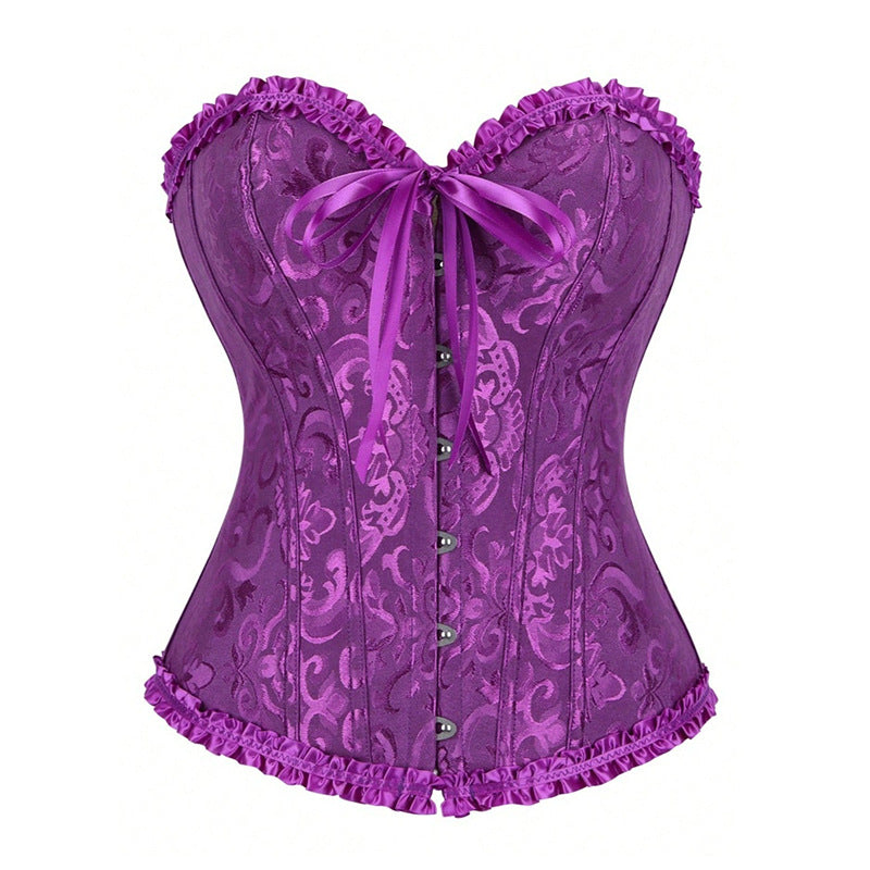 Adjustable Lace-Up Corset Top