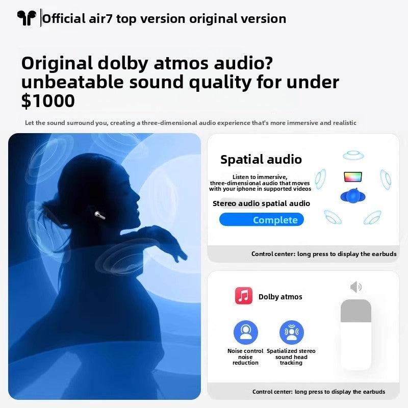 Bluetooth headphones with noise cancellation and high-fidelity sound