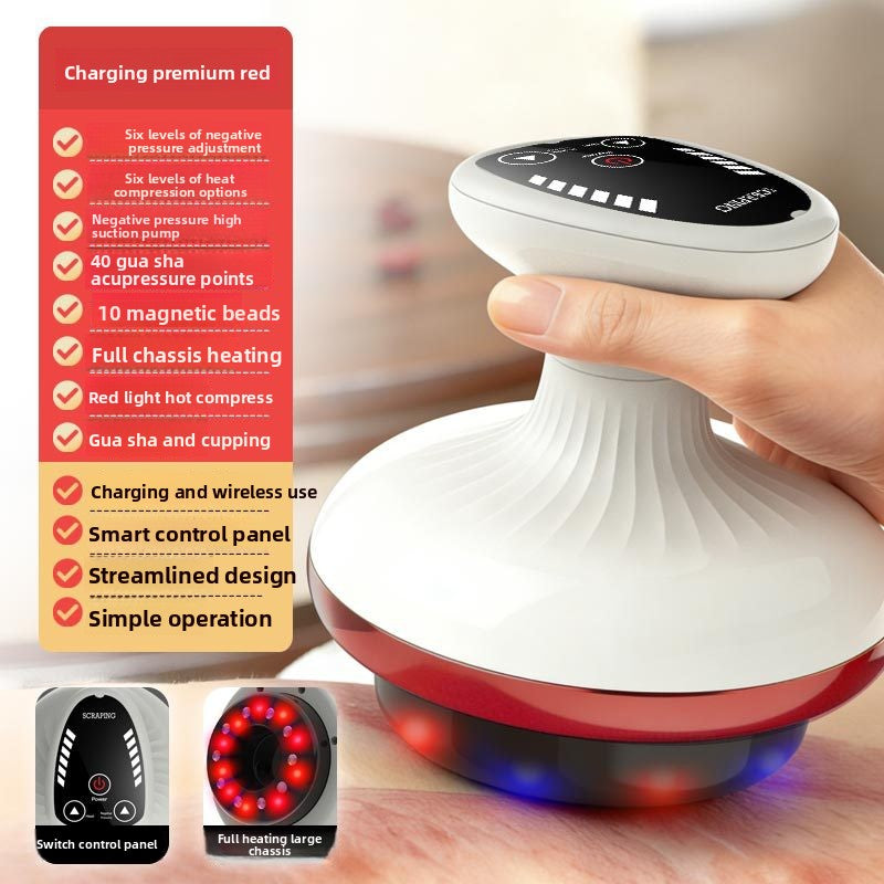 Electric Scraping Massager Cupping Therapy Device