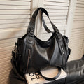 Vintage Women Tote Bag with Rivets