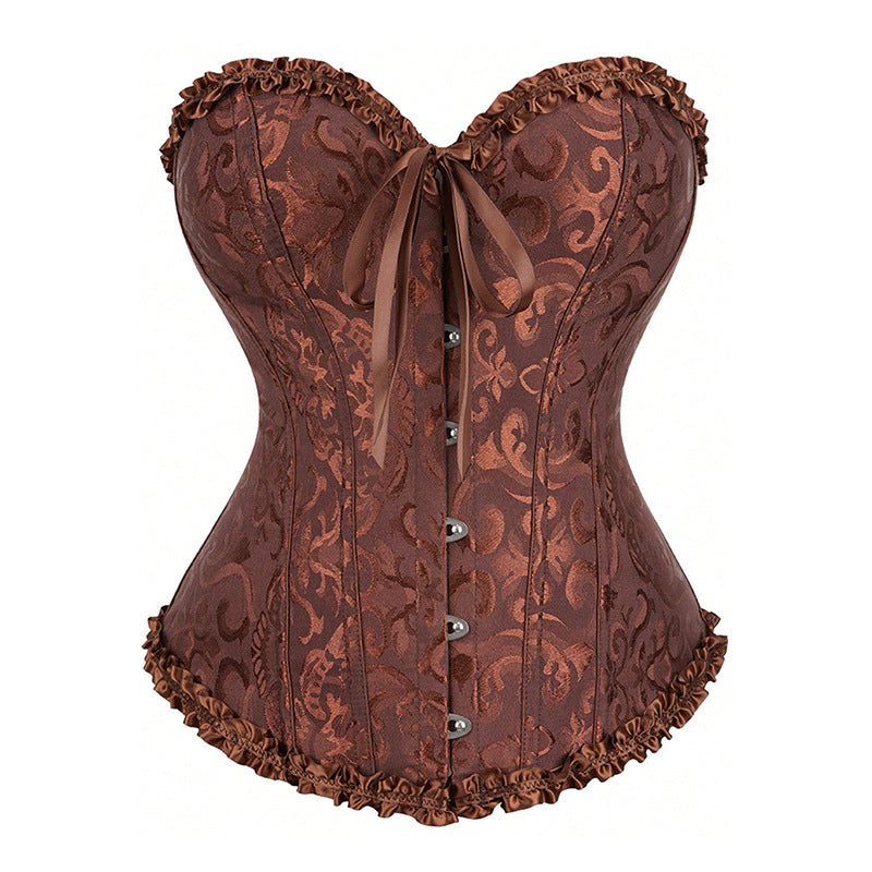 Adjustable Lace-Up Corset Top