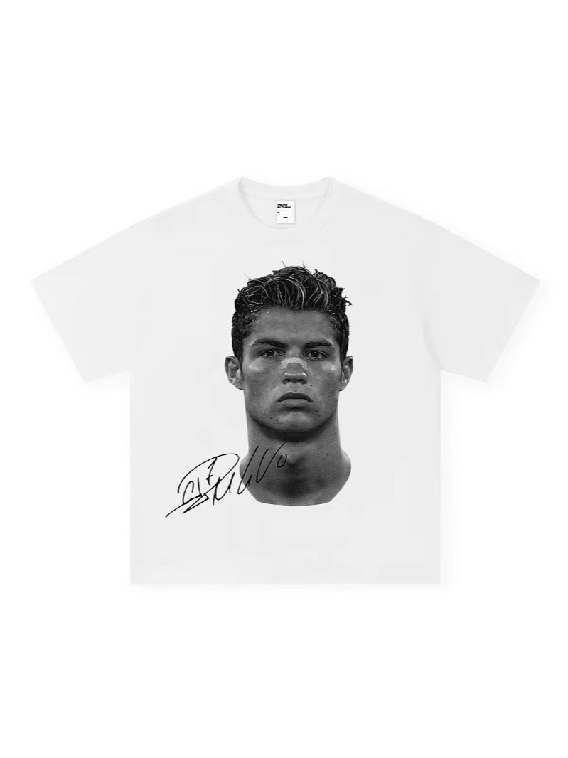 Cristiano Ronaldo Neymar Print Mens T-Shirt