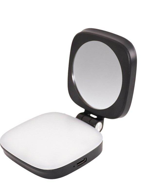 Magnetic Phone Fill Light with Makeup Mirror