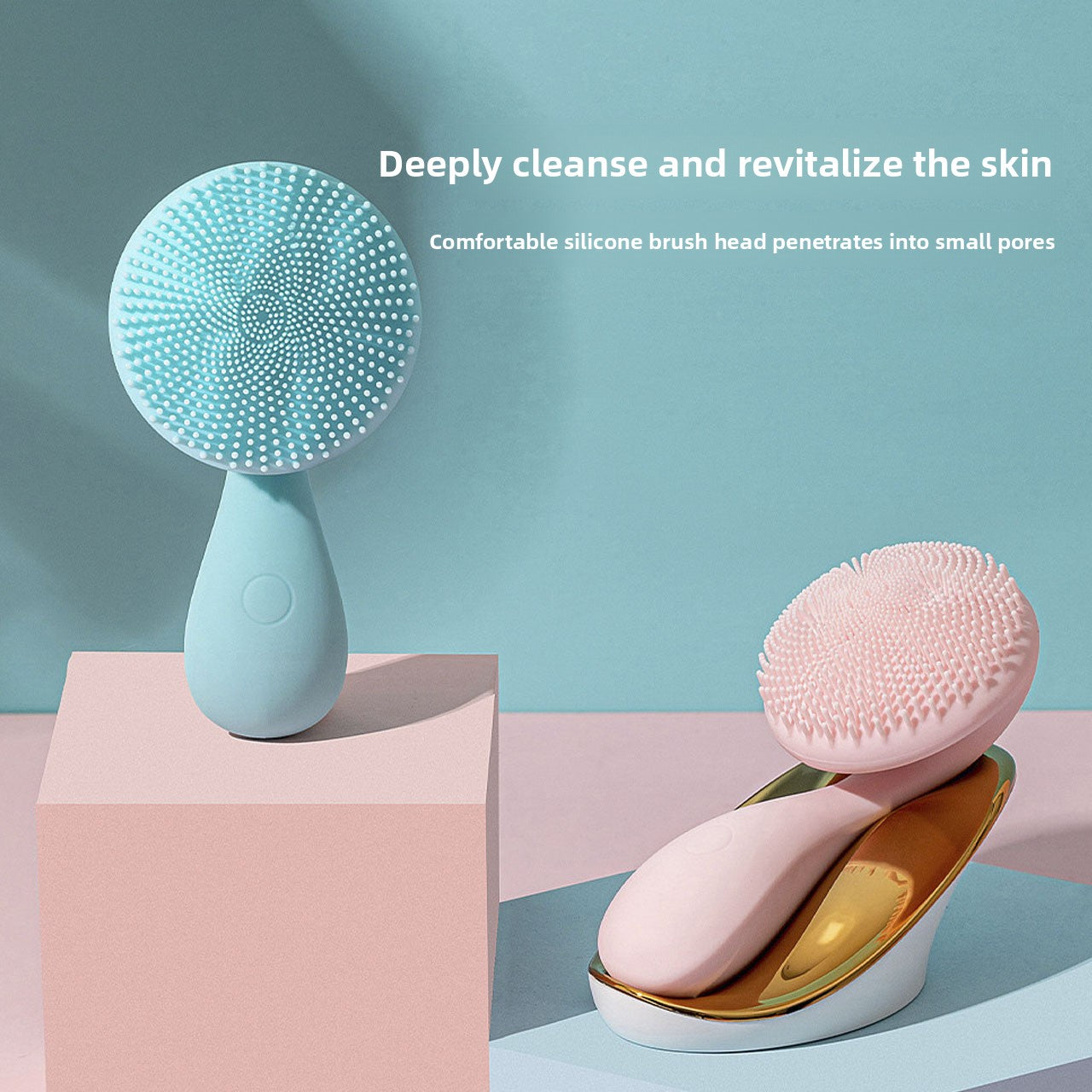 Magnetic Silicone Electric Facial Cleansing Instrument