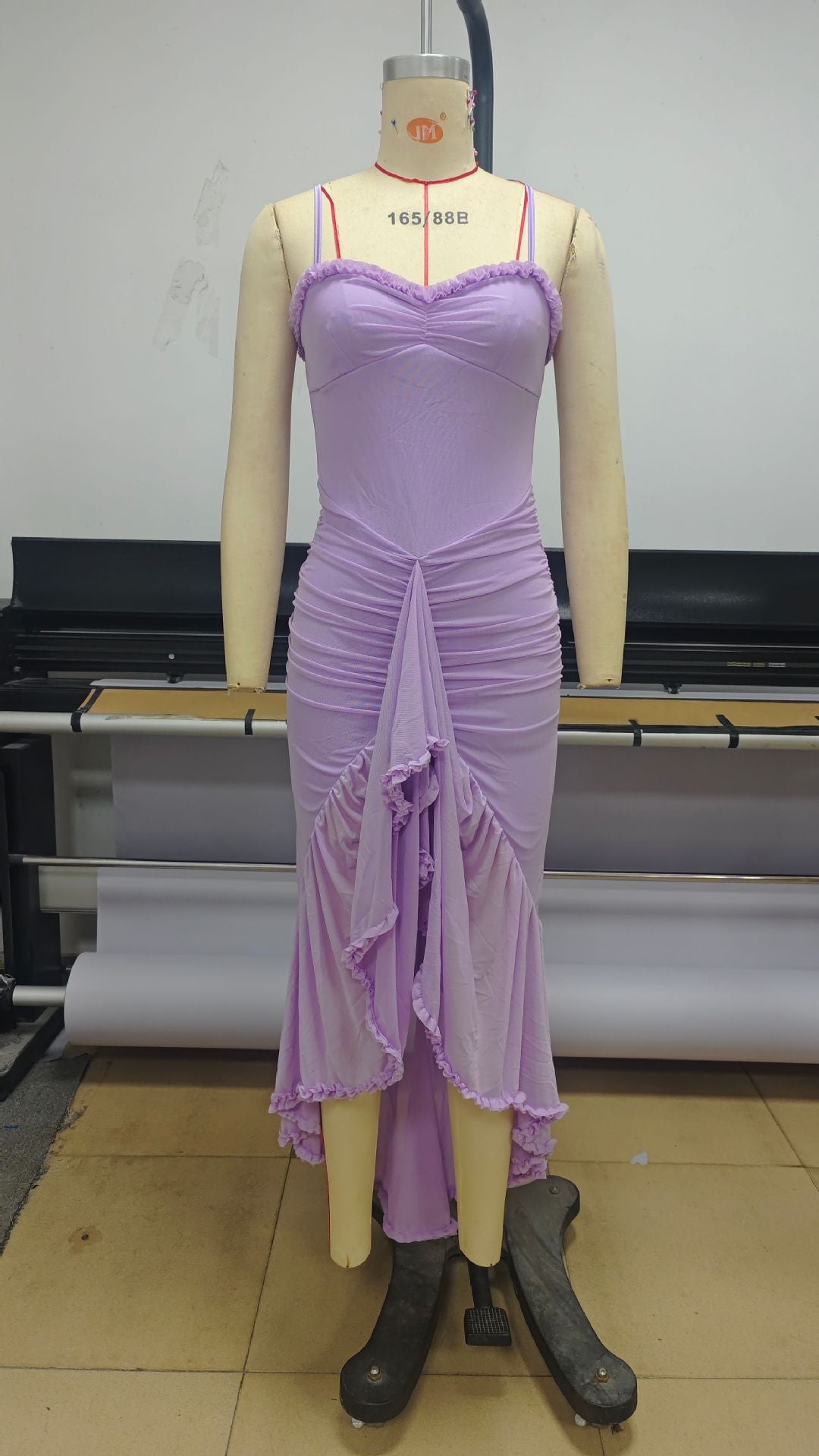 Sleeveless Long Dress with Sling