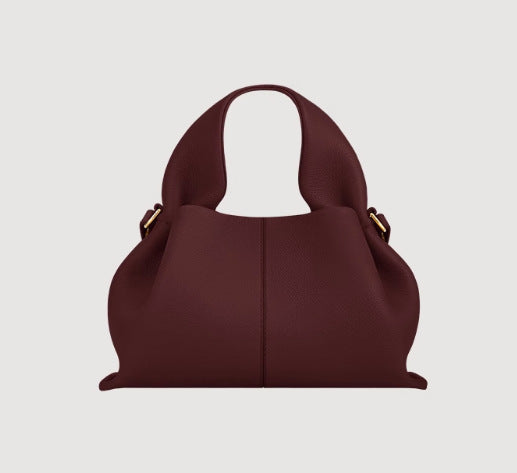 Polene Style Leather Crossbody Bag