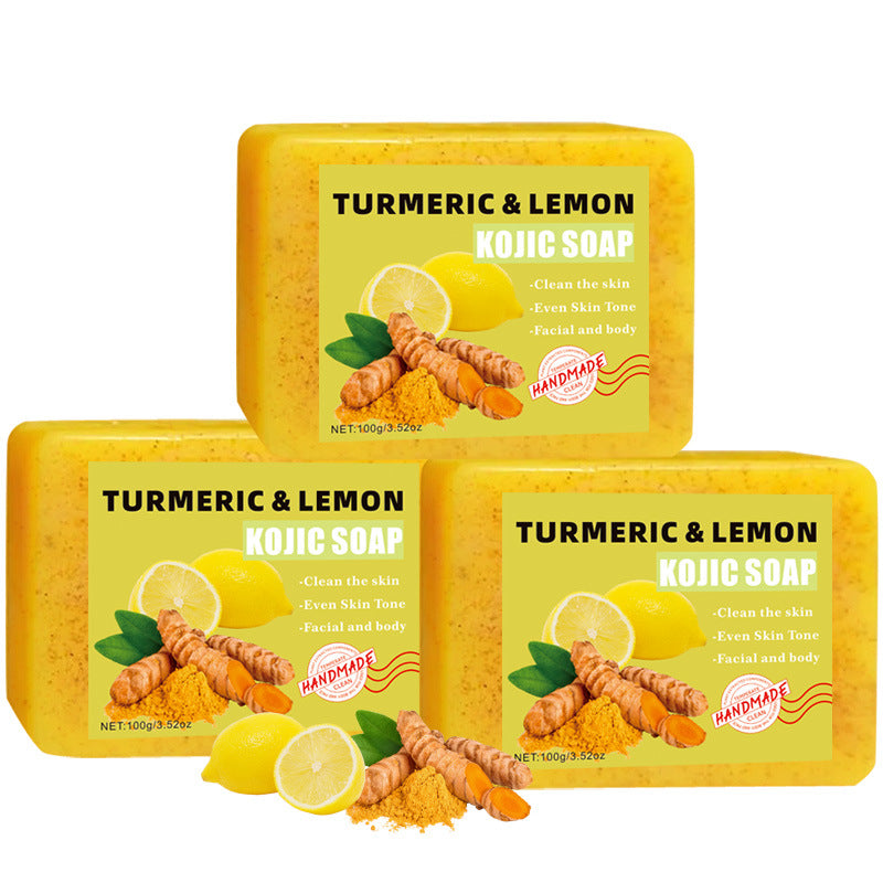 Lemon Turmeric Kojic Acid Soap