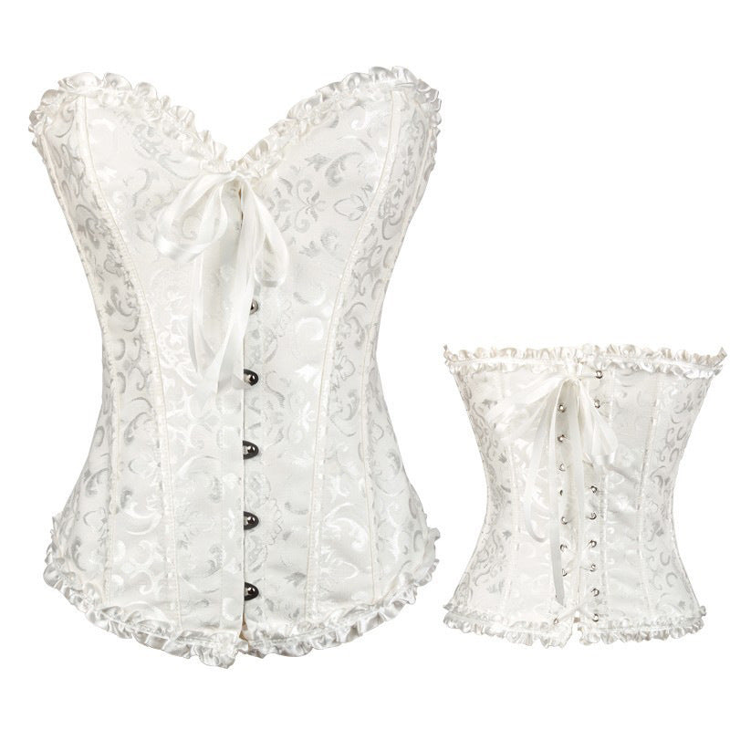 Adjustable Lace-Up Corset Top