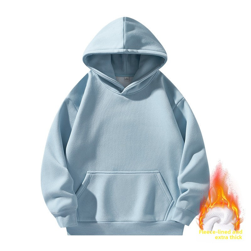 Heavyweight Fleece Lined Hooded Sweatshirt for Men and Women