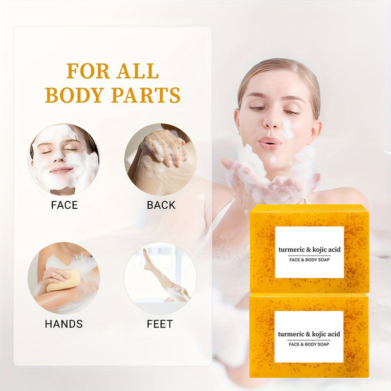 Turmeric Exfoliating Soap with Cleansing Mousse