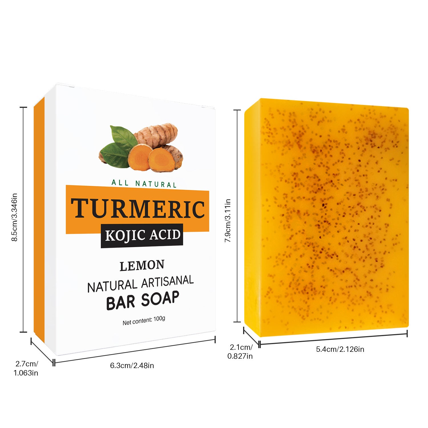 Turmeric Exfoliating Soap with Cleansing Mousse