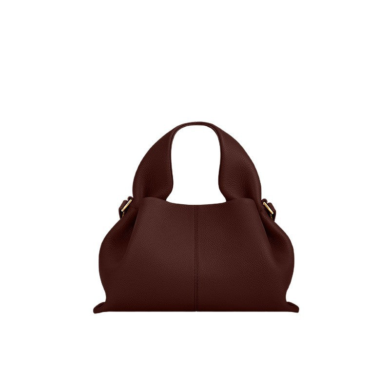 Polene Style Leather Crossbody Bag