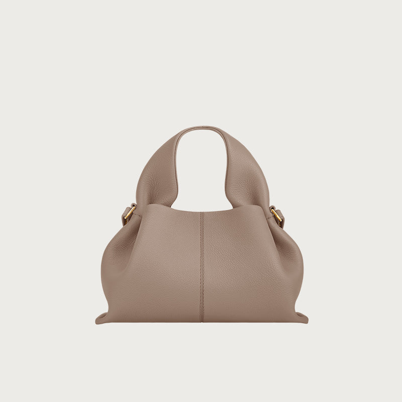 Polene Style Leather Crossbody Bag