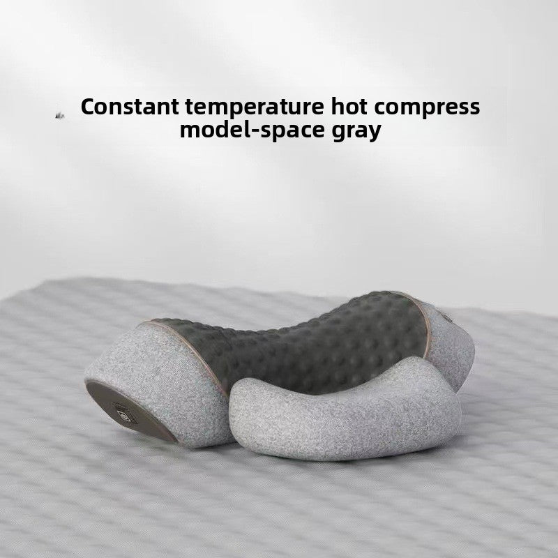 Amazon Spot English Switch Cervical Spine Pillow to Protect the Vertebrae for Sleeping Special Massage Spine Non-Traction Heating Compress