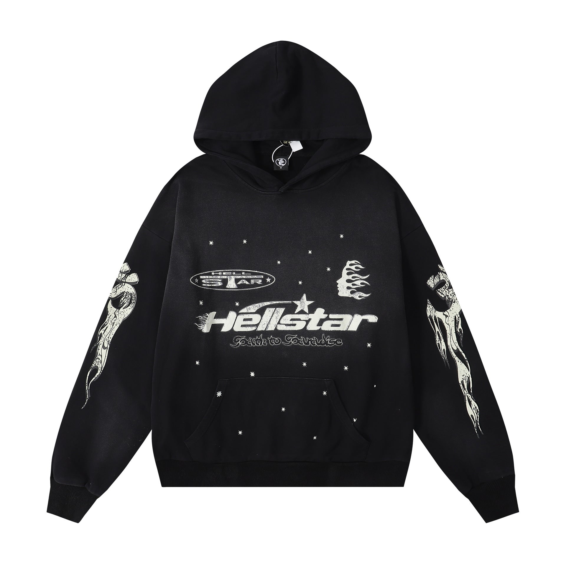 Retro Cotton Hooded Sweatshirt for Men and Women
