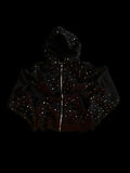 Polka Dot Hooded Sweatshirt